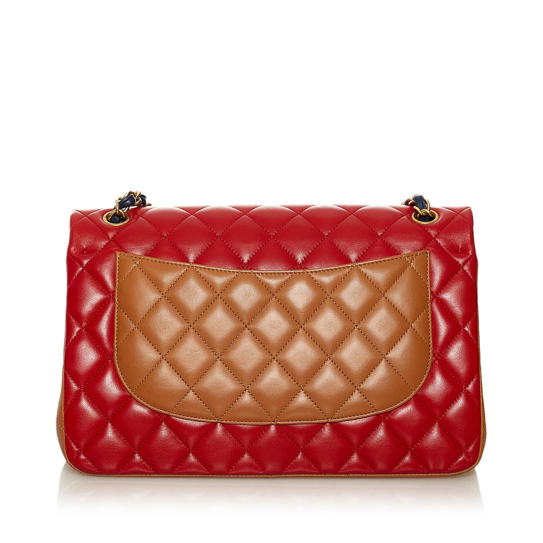 Chanel Tricolor Medium Classic Double Flap bag (SHG-B078YB) - Handbags