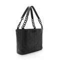 Chanel Vintage Leather Wood Chain Tote (SHF-bz2XaF) - Handbags - 2
