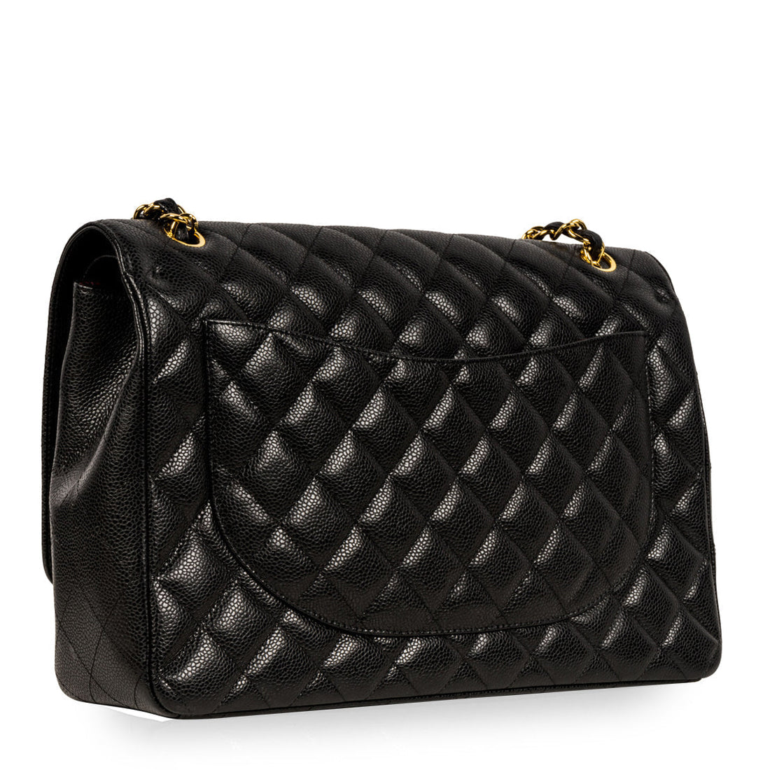 Classic Flap Bag Maxi - Caviar - Black - GHW - Shoulder Bags