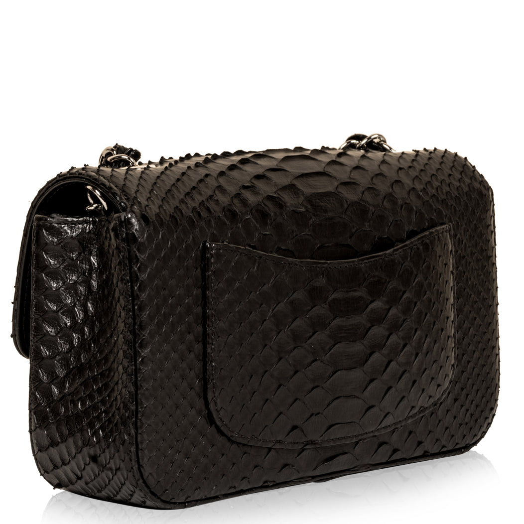 Classic Flap Bag - Mini Rectangular - Python - Shoulder Bags