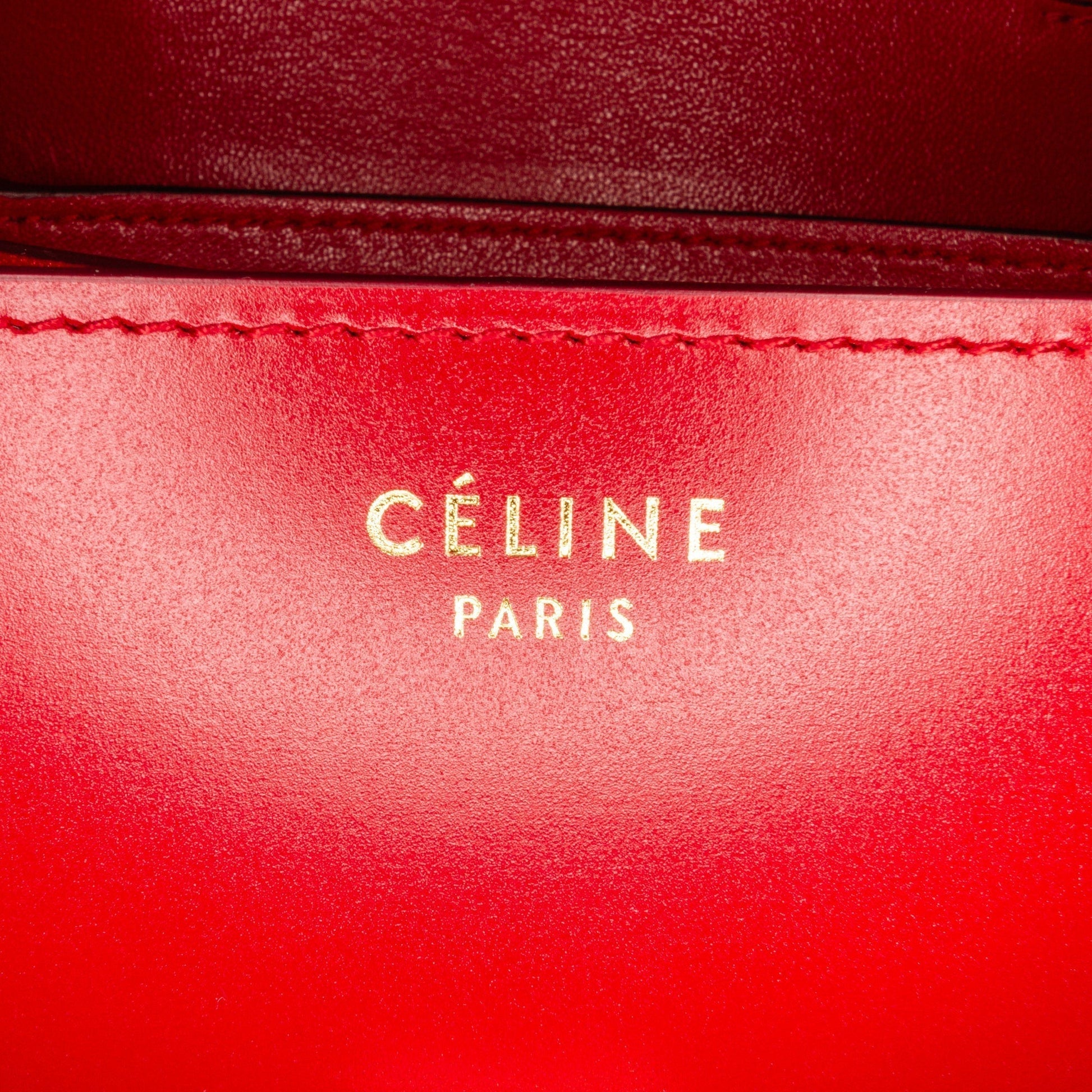 Celine Classic Box Small Red Calfskin - Schultertaschen - 10