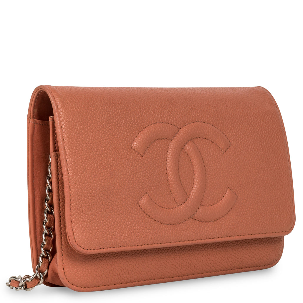 Classic CC Wallet on Chain - Shoulder Bags