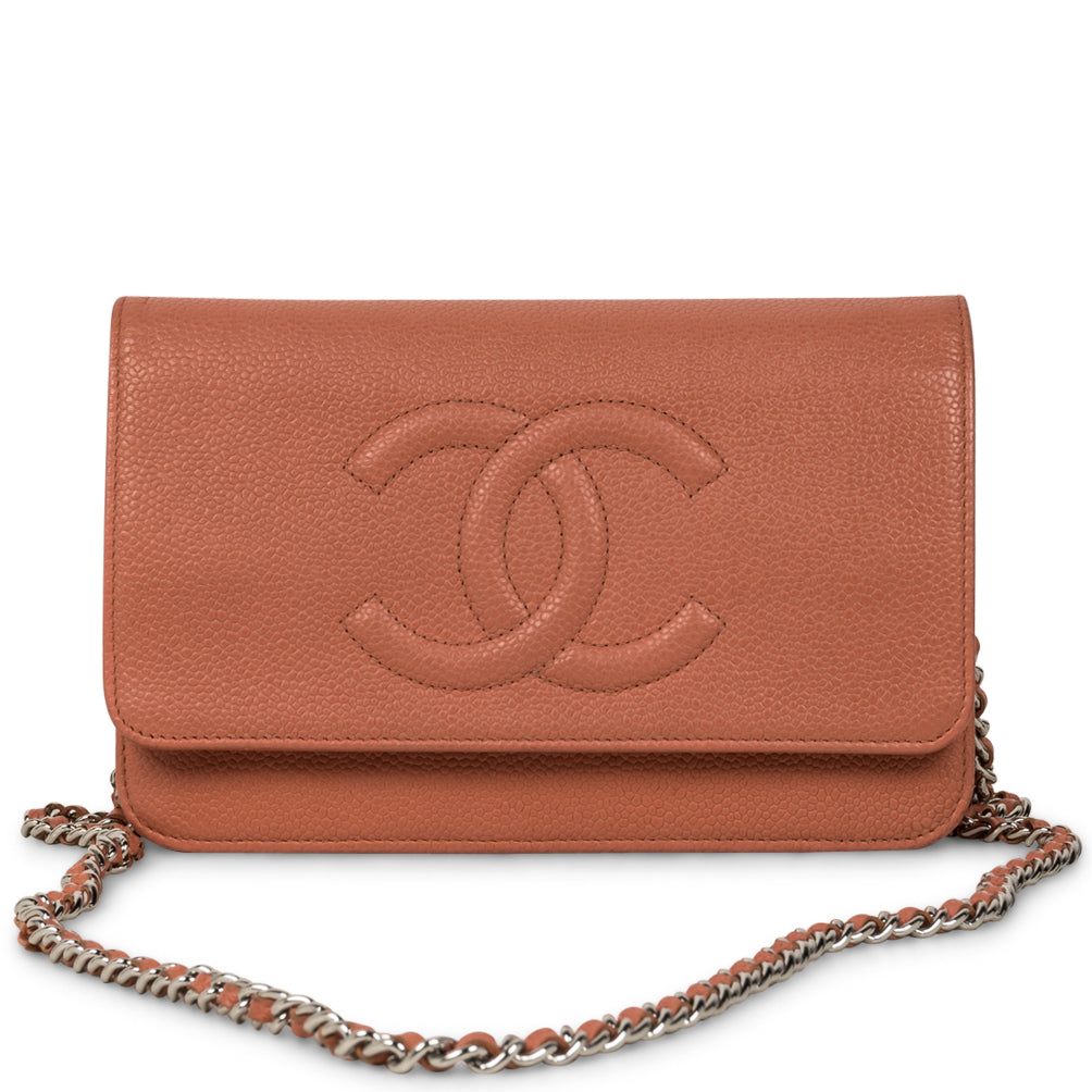 Classic CC Wallet on Chain - Shoulder Bags