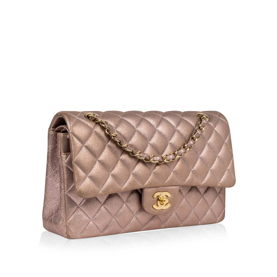 Classic Flap Bag - Medium - Metallic Goatskin - Shoulder Bags
