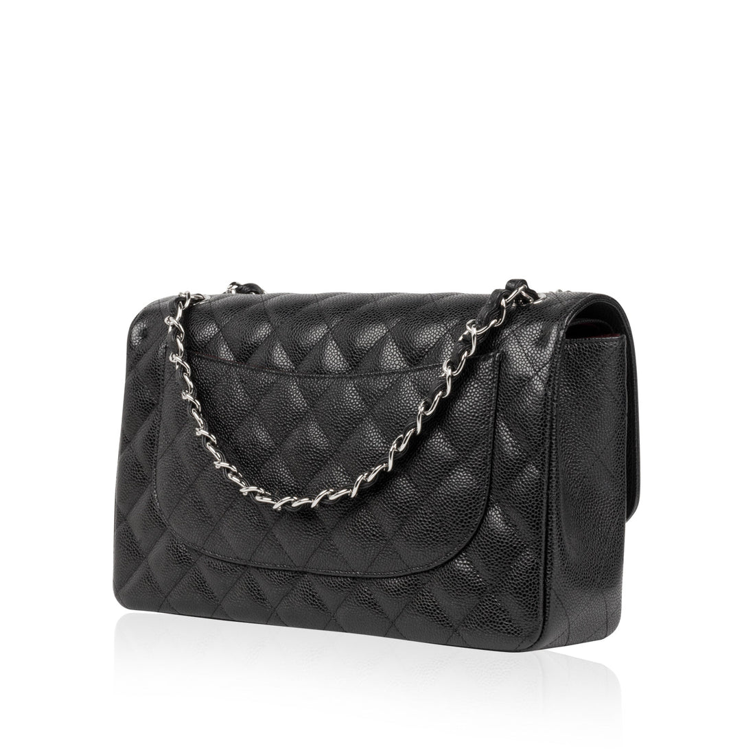 Classic Flap Bag - Jumbo - SHW - Shoulder Bags