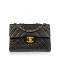 Vintage Classic Maxi Flap Bag - Shoulder Bags - 7