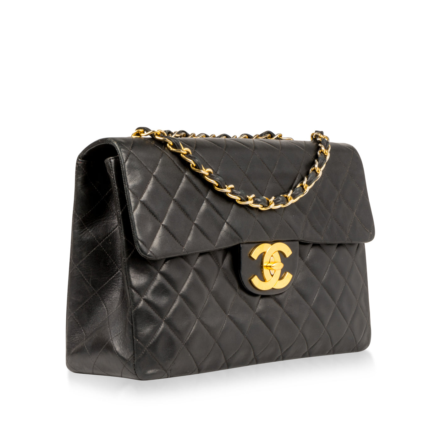 Vintage Classic Maxi Flap Bag - Shoulder Bags