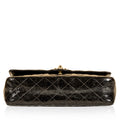 Classic Flap Bag - Medium - Patent Black Glitter - Shoulder Bags - 3