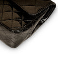 Classic Flap Bag - Medium - Patent Black Glitter - Shoulder Bags - 5