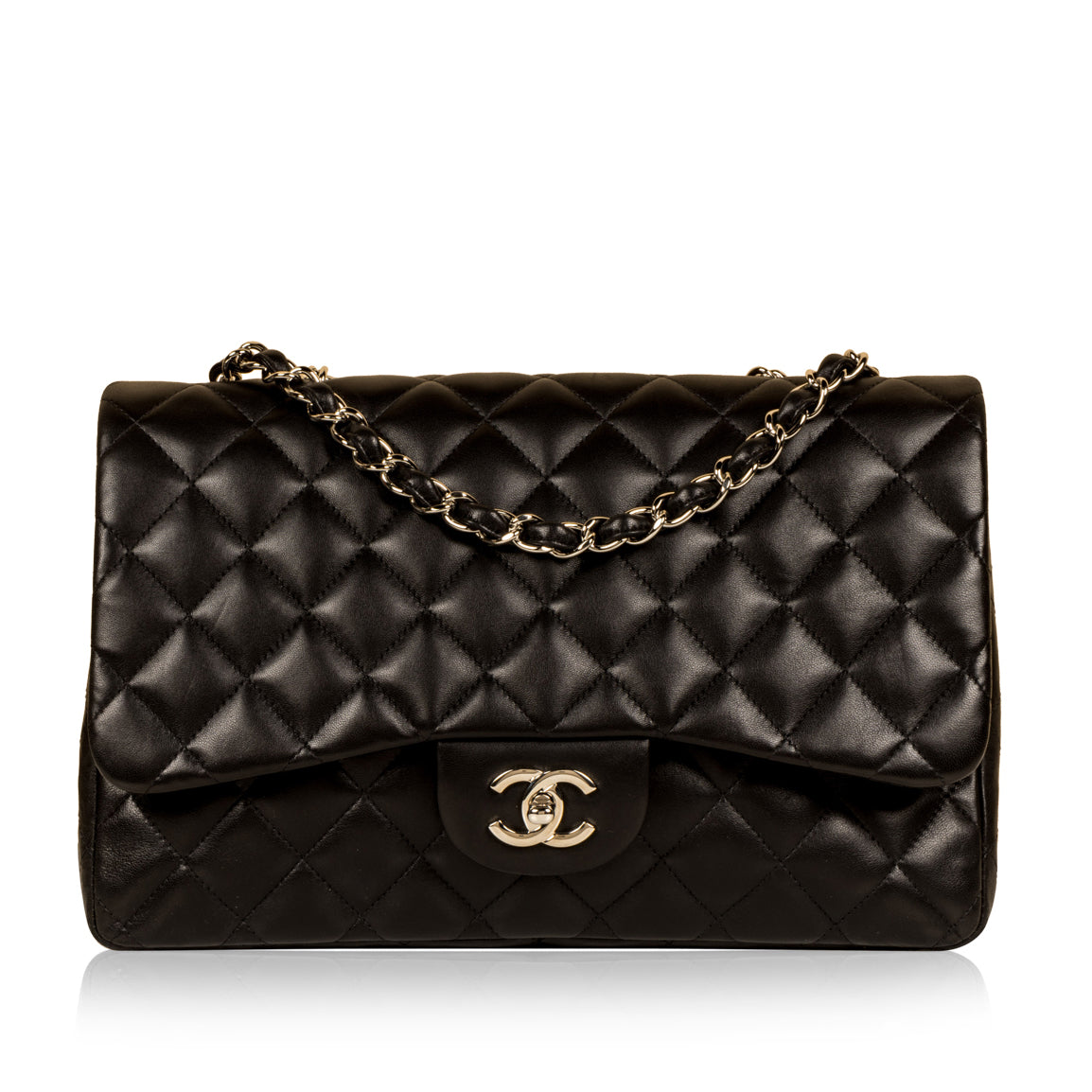 Classic Flap Bag - Jumbo - Single Flap - Shoulder Bags - 9