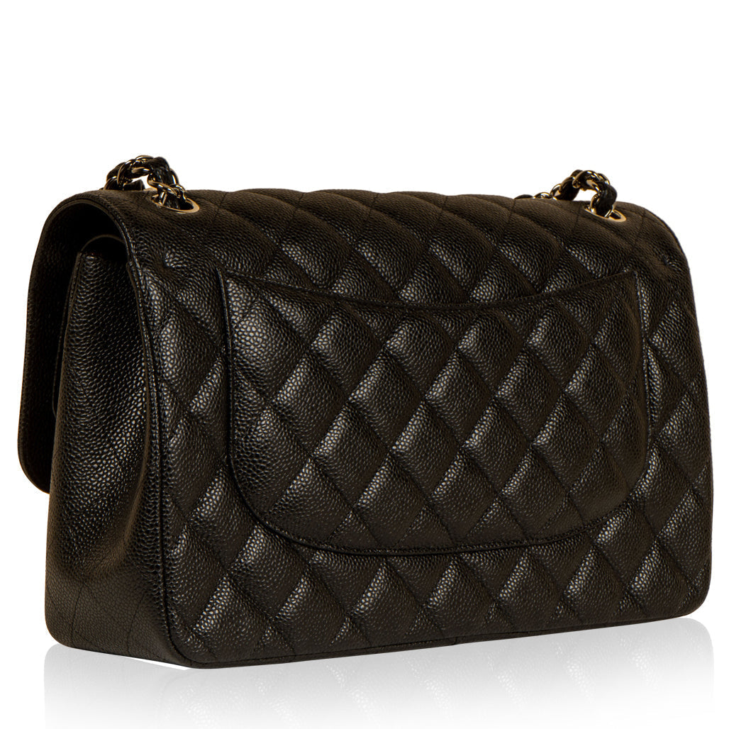 Classic Flap Bag - Jumbo - SHW - Shoulder Bags