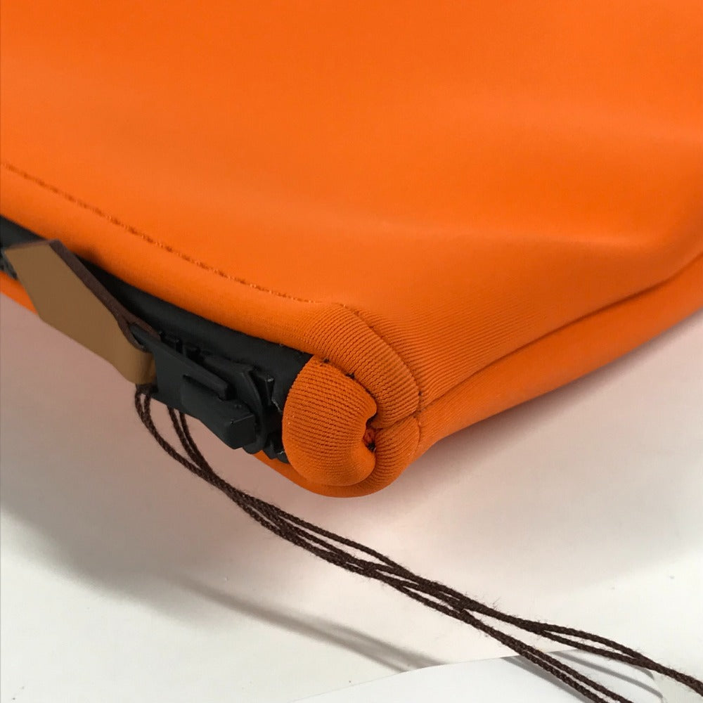 HERMES Clutch bag polyamide Orange accessory case Neovan GM Women Used - Bag - 10