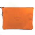 HERMES Clutch bag polyamide Orange accessory case Neovan GM Women Used - Bag - 12
