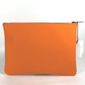 HERMES Clutch bag polyamide Orange accessory case Neovan GM Women Used - Bag