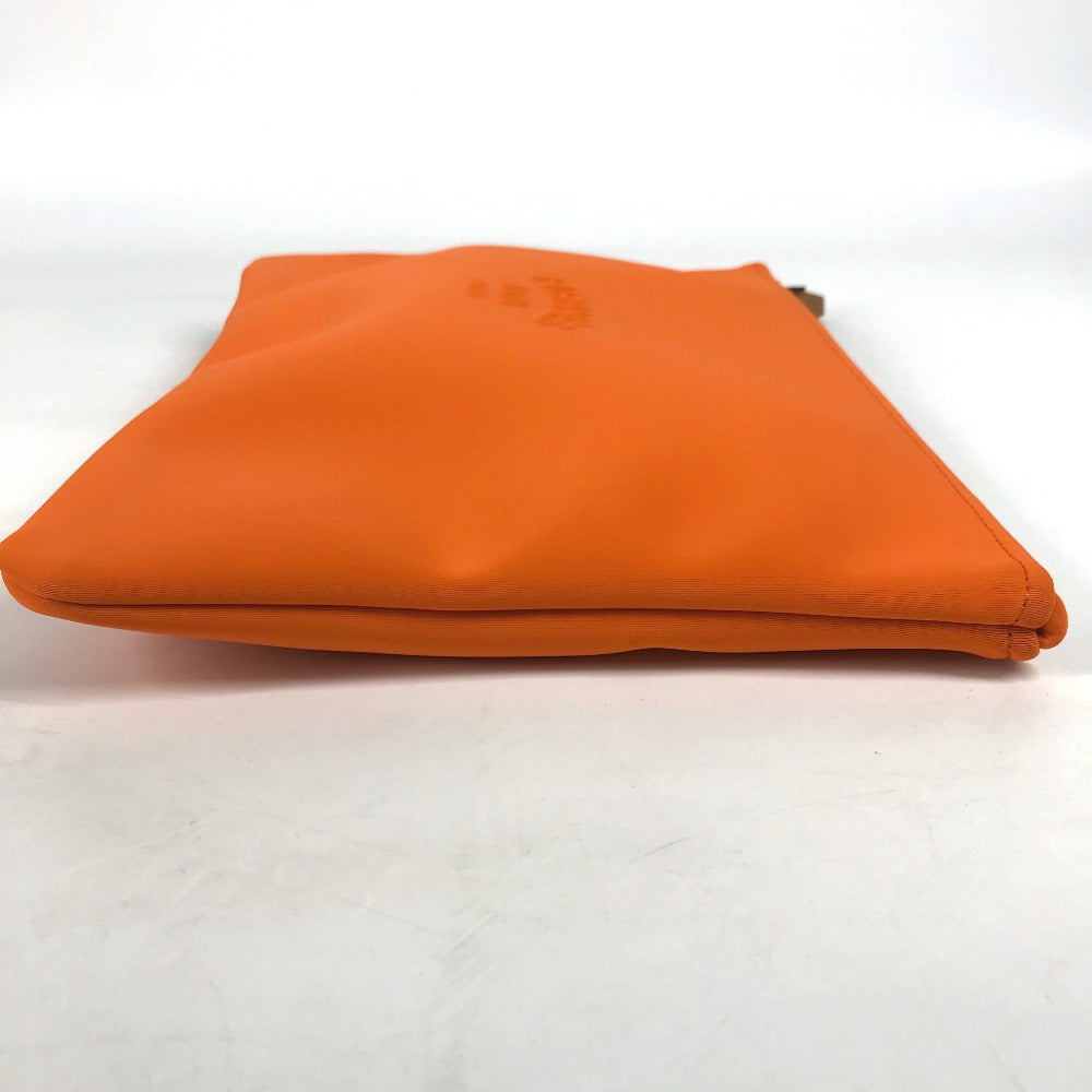 HERMES Clutch bag polyamide Orange accessory case Neovan GM Women Used - Bag - 3
