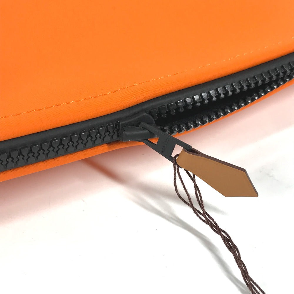 HERMES Clutch bag polyamide Orange accessory case Neovan GM Women Used - Bag - 6