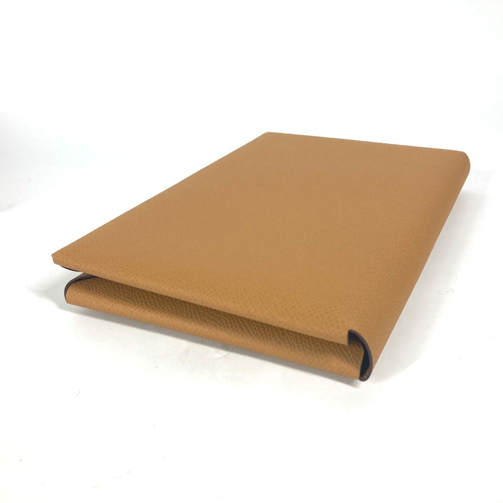 HERMES Clutch bag Epsom Brown x pink With porch Calvi GM unisex(Unisex) Used - Bag