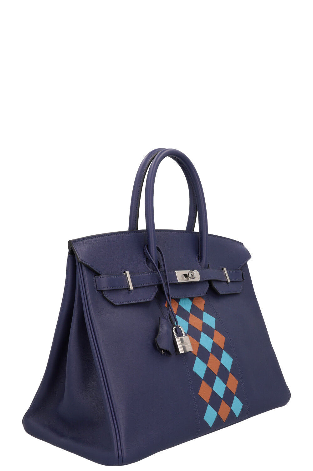 HERMÈS Birkin 35 Tressage Swift Bleu Encre