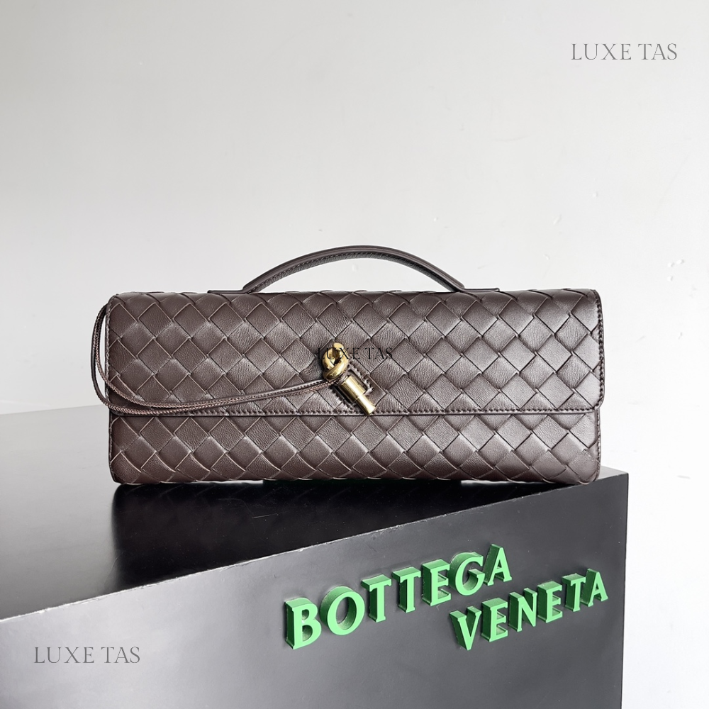 Fondant Long Clutch Andiamo With Handle Designer Clutch for Women