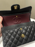 Chanel Classic Quilted Small Double Flap Black Caviar - Bags - 12