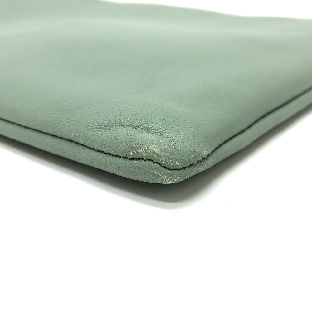CELINE Clutch bag leather Green type business bag - Bag