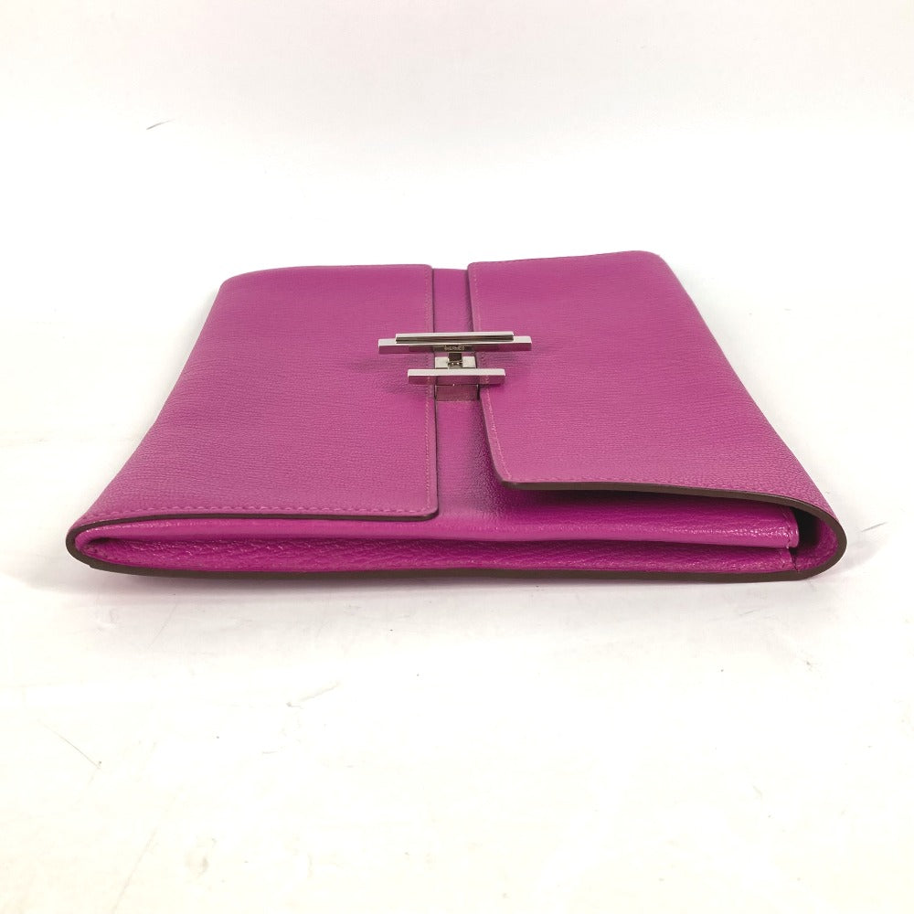 HERMES Clutch bag Shave pink flap cinematic Women Used - Bag