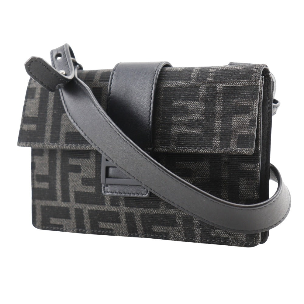 FENDI Shoulder Bag 7M0295 Nylon canvas, leather black clutch 3WAY Marsupio Baguette mens Used - Handbags, Wallets & Cases
