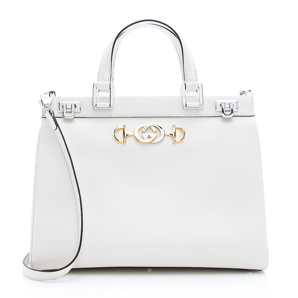 Gucci Calfskin Zumi Medium Tote - Handbags
