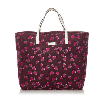 Gucci Canvas Heartbeat Tote Bag - Handbags