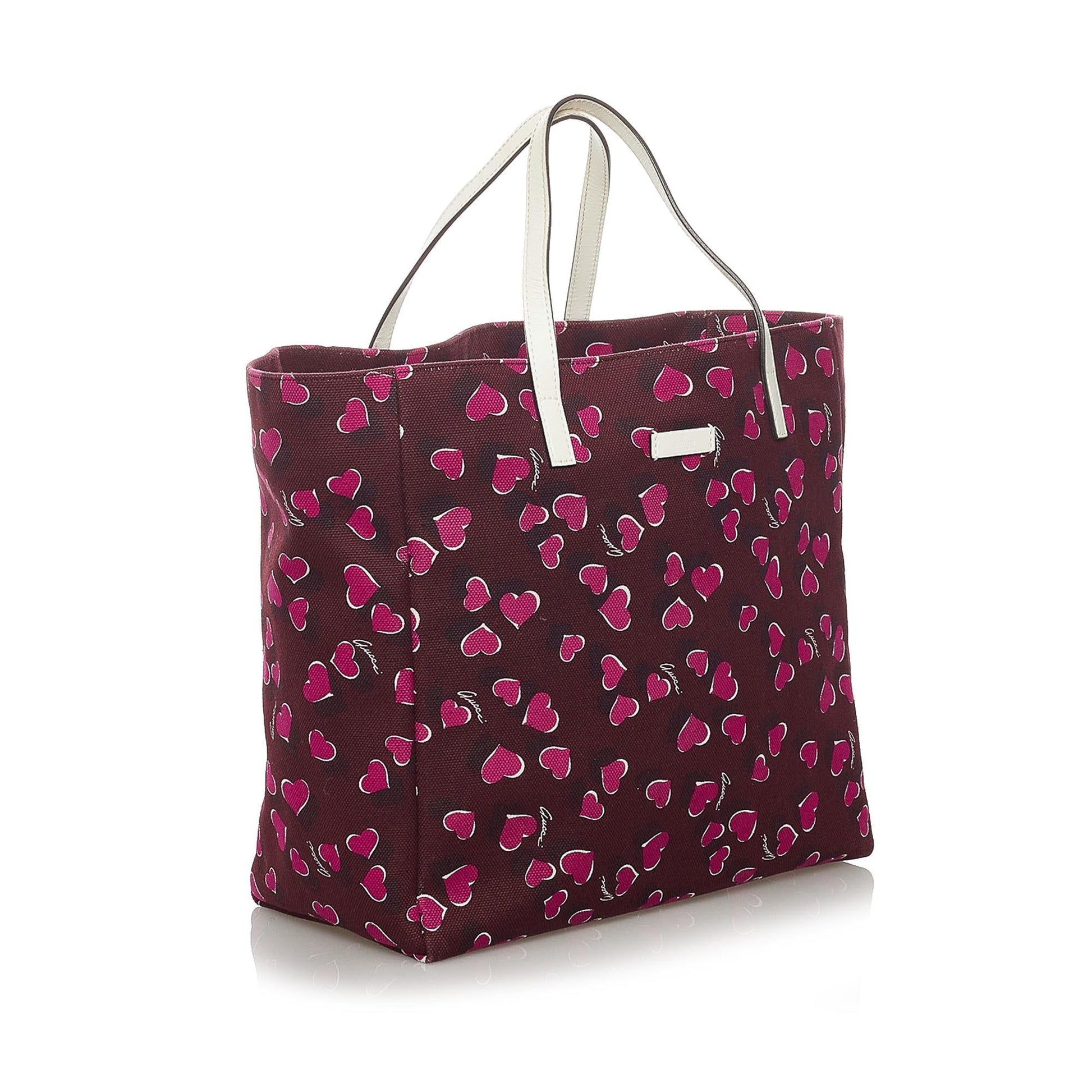 Gucci Canvas Heartbeat Tote Bag - Handbags - 2