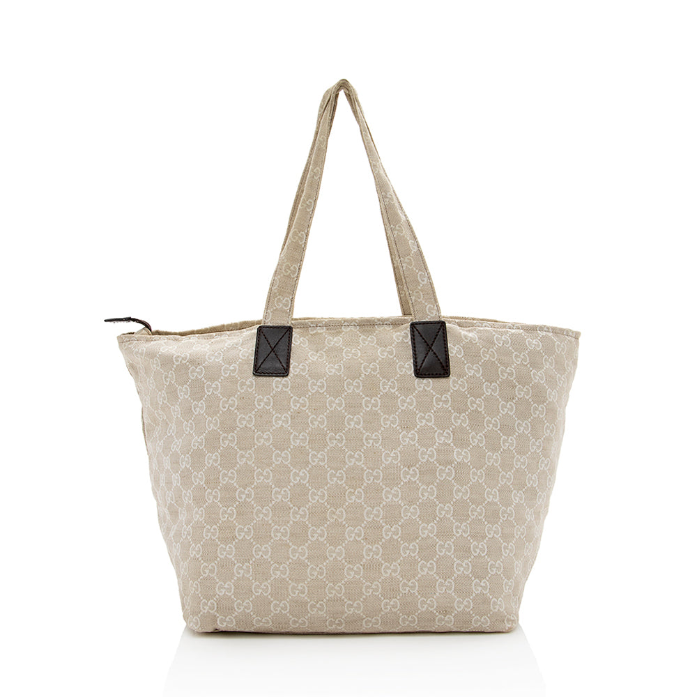 Gucci Canvas Museo Tote - Handbags - 3