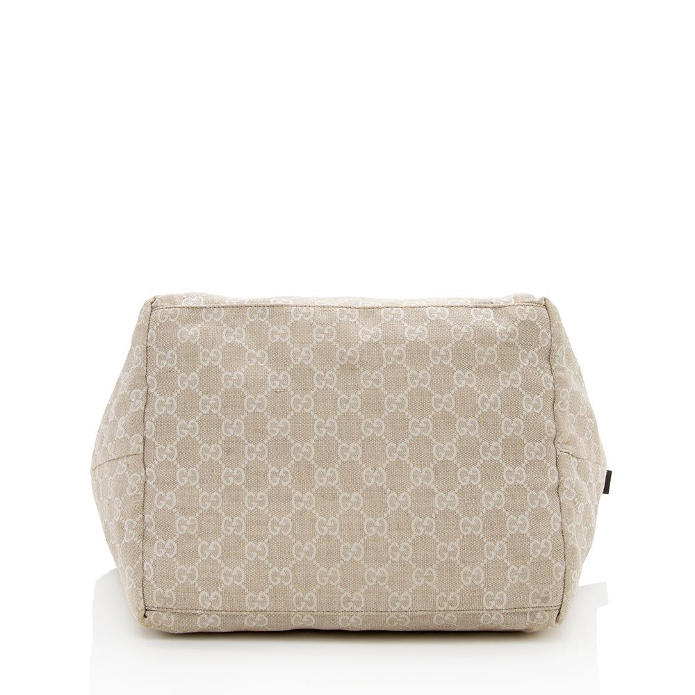 Gucci Canvas Museo Tote - Handbags - 4