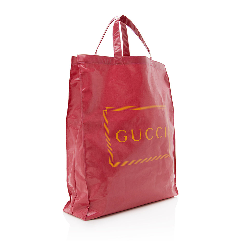 Gucci Coated Canvas Logo Tote - Handbags - 2