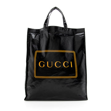 Gucci Coated Canvas Logo Tote - Handbags
