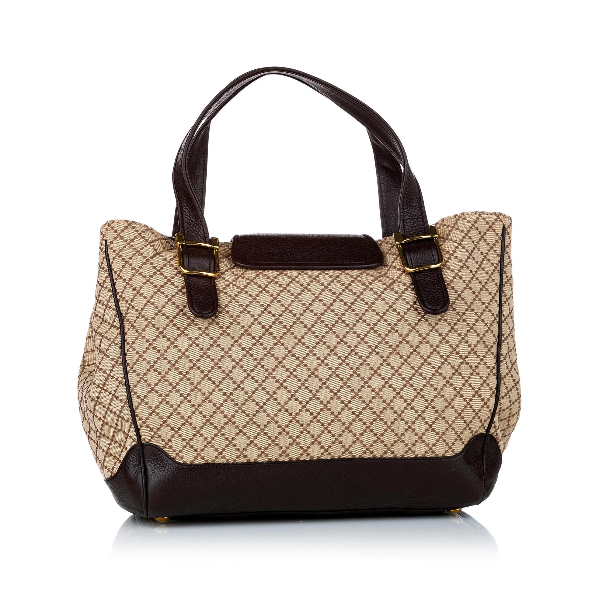 Gucci Diamante 1973 Canvas Tote Bag - Handbags - 3