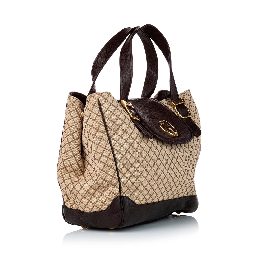 Gucci Diamante 1973 Canvas Tote Bag - Handbags