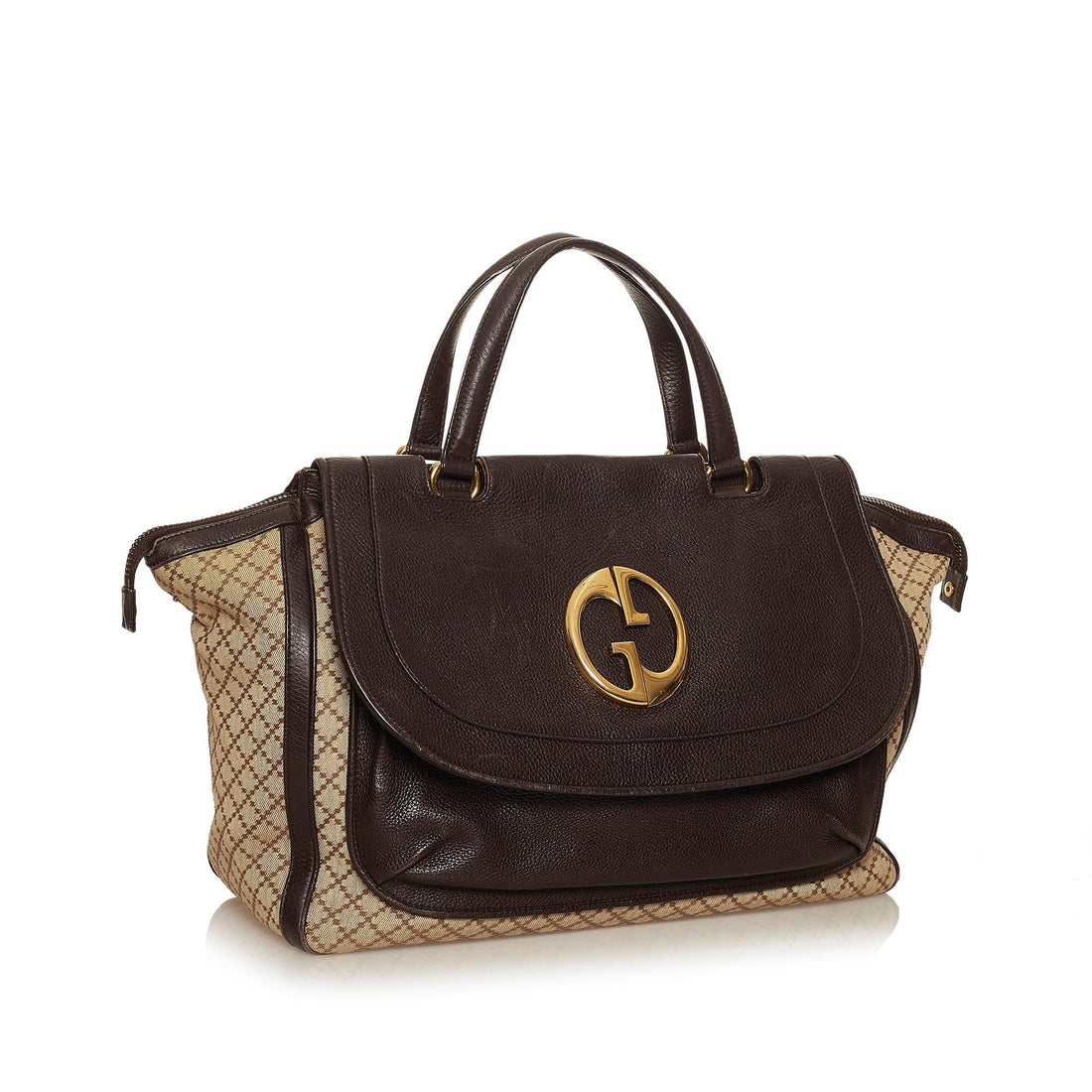 Gucci Diamante 1973 Canvas Tote Bag - Handbags