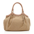 Gucci Diamante Canvas Sukey Medium Tote - Handbags - 3