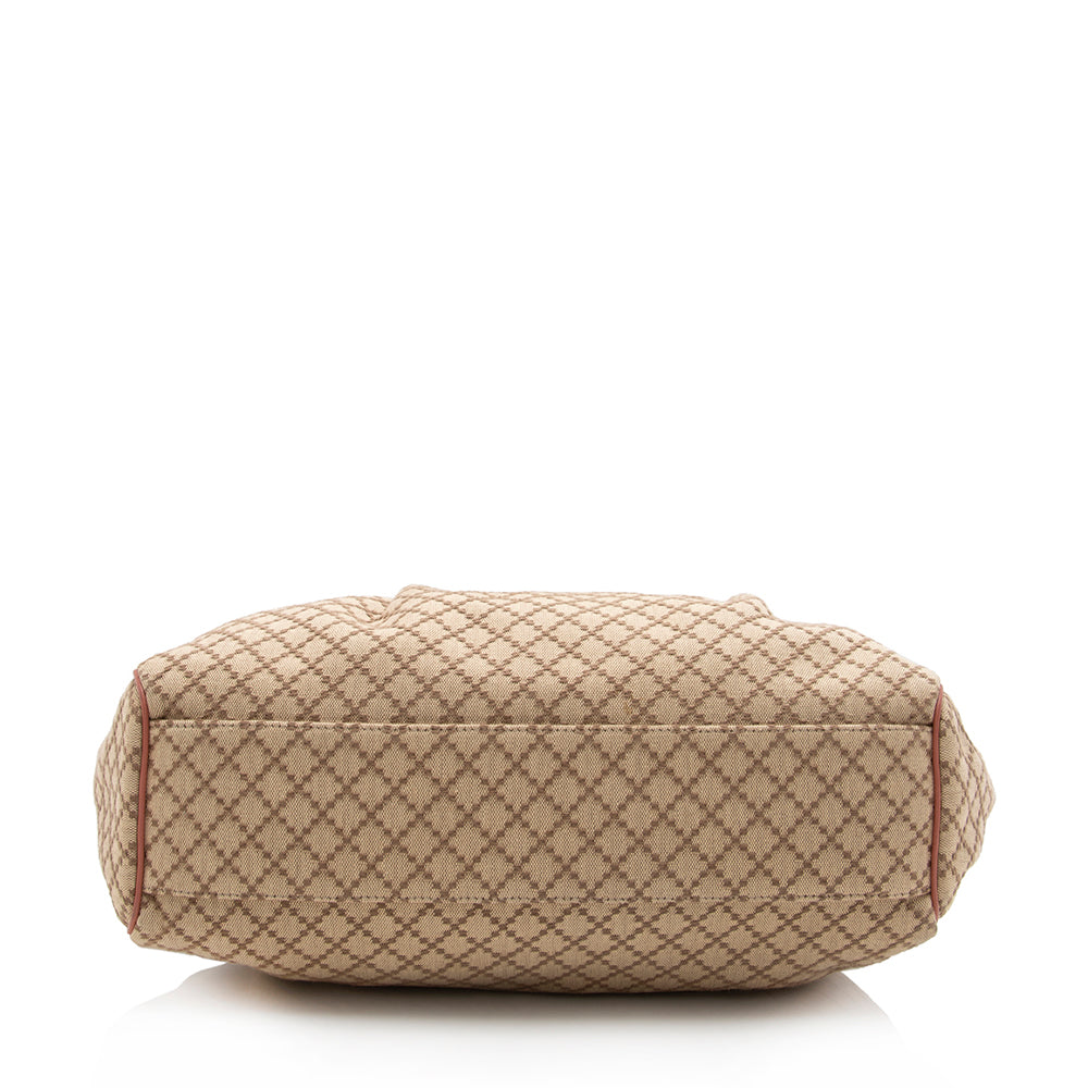 Gucci Diamante Canvas Sukey Medium Tote - Handbags - 4