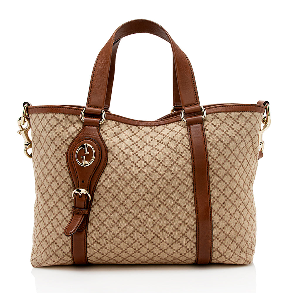 Gucci Diamante Canvas Village Tote - Handbags - 3