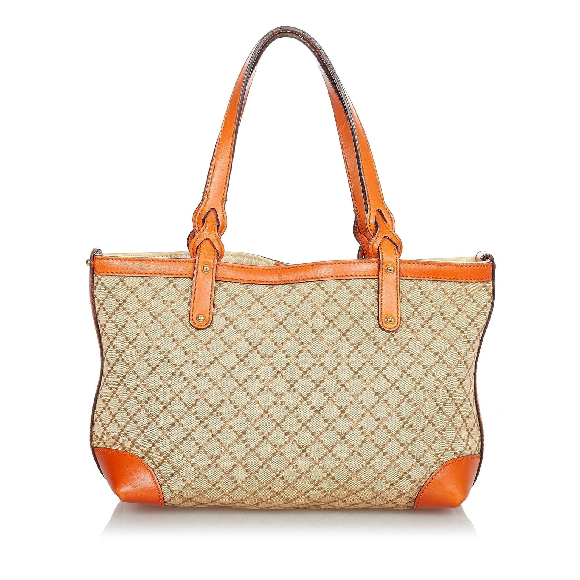 Gucci Diamante Craft Canvas Tote Bag - Handbags - 3