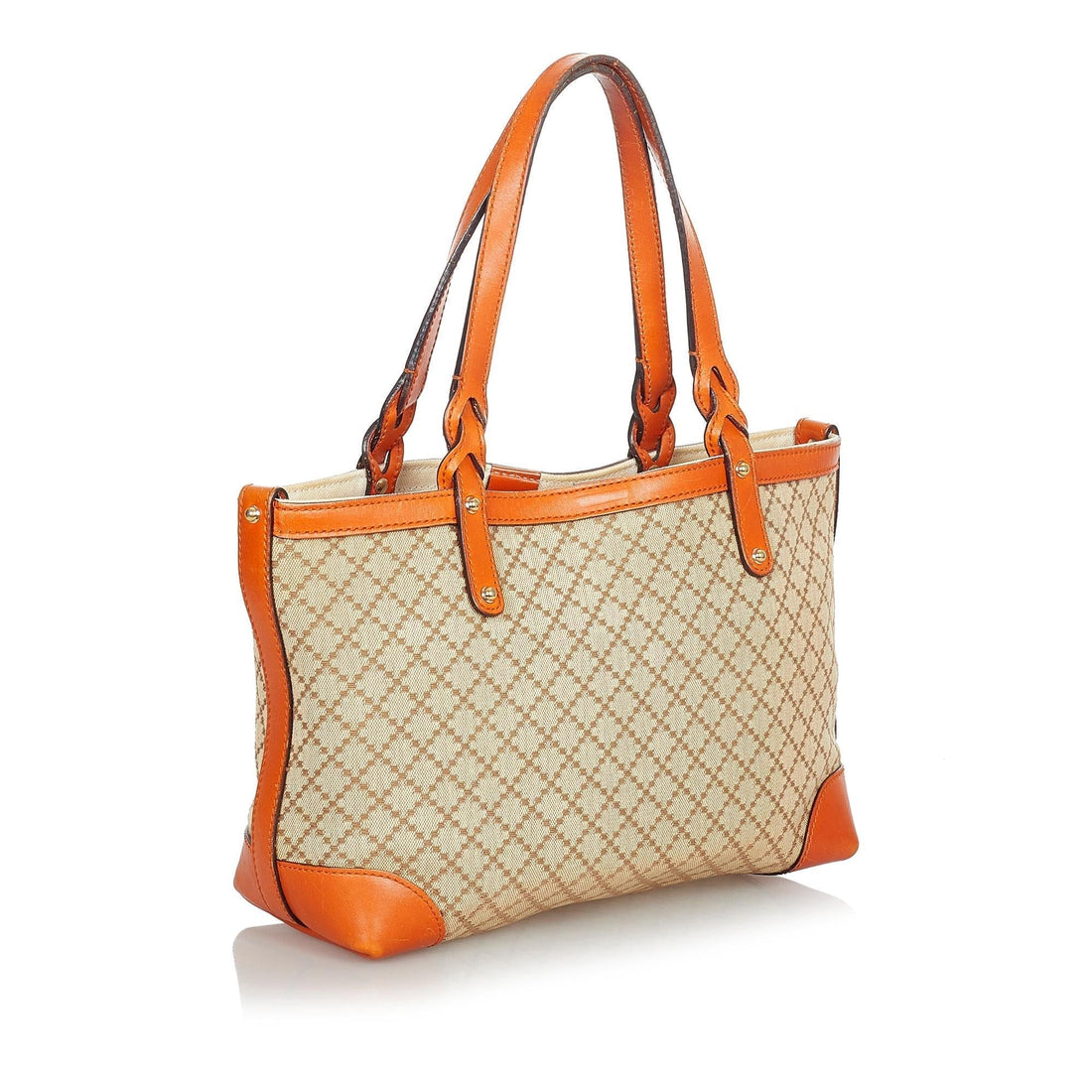 Gucci Diamante Craft Canvas Tote Bag - Handbags