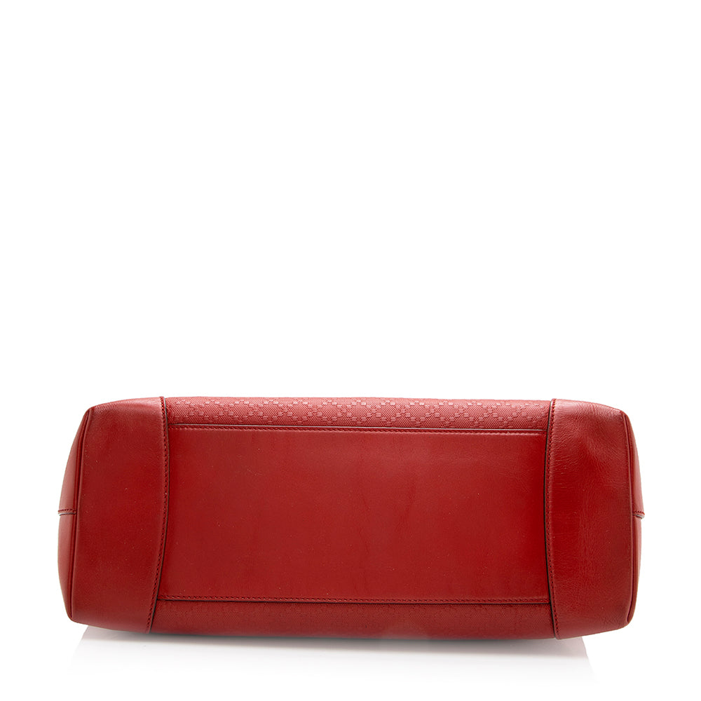 Gucci Diamante Leather Bright Tote - Handbags - 4