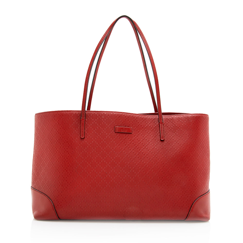 Gucci Diamante Leather Bright Tote - Handbags