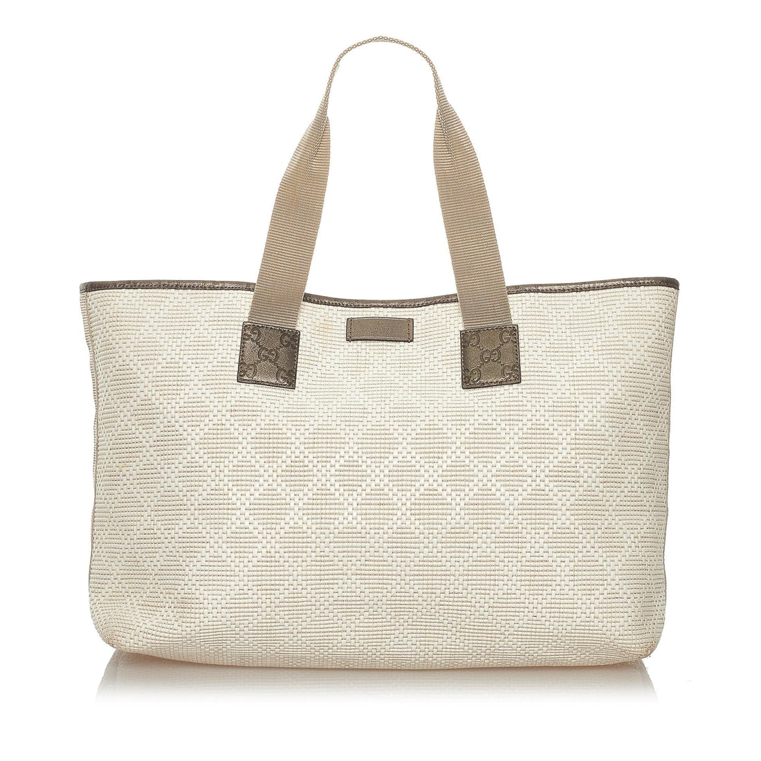 Gucci Diamante Raffia Tote Bag - Handbags
