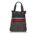 Gucci Diamante Web Nylon Tote Bag - Handbags