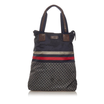 Gucci Diamante Web Nylon Tote Bag - Handbags