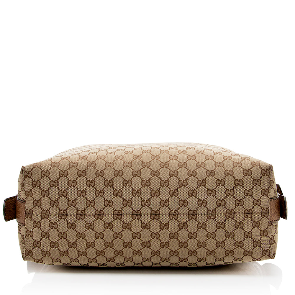 Gucci GG Canvas Bamboo Bar Large Tote - FINAL SALE - Handbags - 4