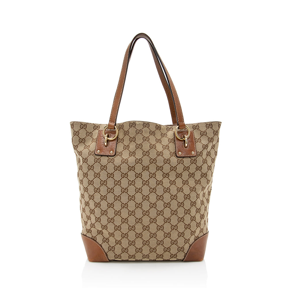 Gucci GG Canvas Medium Charm Tote - FINAL SALE - Handbags - 3