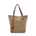 Gucci GG Canvas Medium Charm Tote - FINAL SALE - Handbags